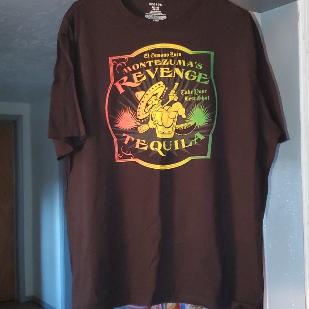 George black shirt with design